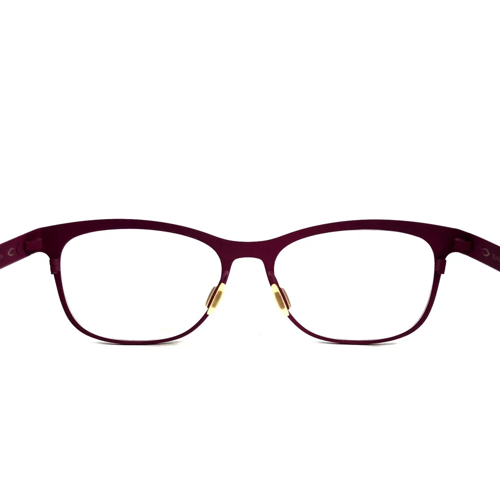 Blackfin Eyeglasses Frames FRAZIER BF739 COL. 575 Purple Red Rectangle 52-16-145